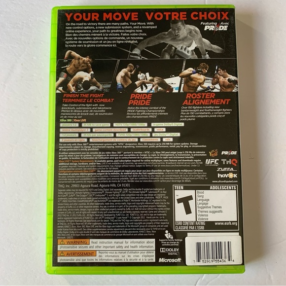 UFC Undisputed 3 for Xbox 360 - Picture 2 of 3